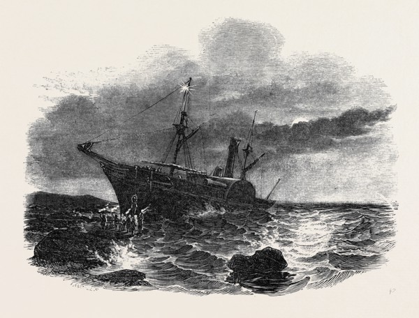 WRECK OF THE WINDSOR CASTLE STEAMER