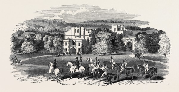 VISIT OF THE KING OF THE FRENCH TO QUEEN VICTORIA: THE GRAND LAWN AND DRIVE IN FRONT OF VICTORIA