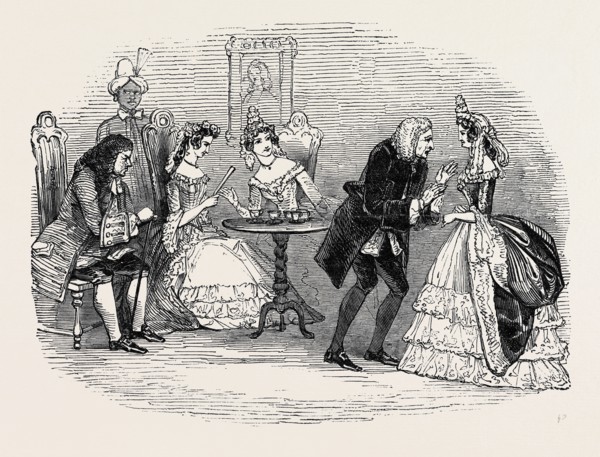 SCENE FROM "THE CONFEDERACY," AT THE HAYMARKET THEATRE