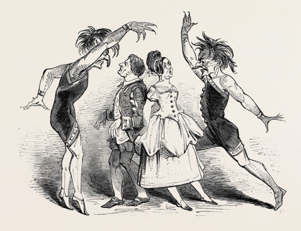SCENE FROM "THE CASTLES OF THE SEVEN PASSIONS," AT THE LYCEUM THEATRE
