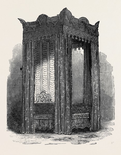 QUEEN ELIZABETH'S STATE BED.