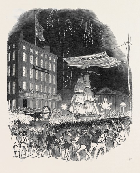 TORCH LIGHT PROCESSION IN NEW YORK, UNITED STATES