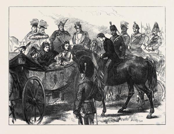 THE FRENCH PRINCE IMPERIAL AT QUEEN VICTORIA'S REVIEW, IN BUSHEY PARK, 1871