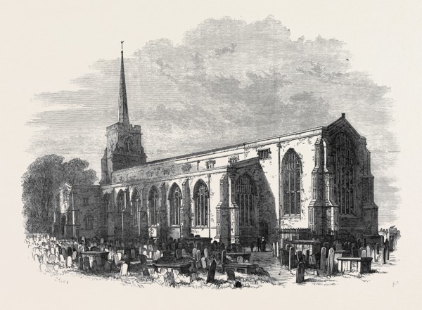 ST. MARGARET'S CHURCH, LOWESTOFT, LATELY RESTORED, 1871