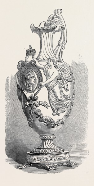 THE INTERNATIONAL EXHIBITION: PORCELAIN FROM THE ROYAL FACTORY AT BERLIN, 1871
