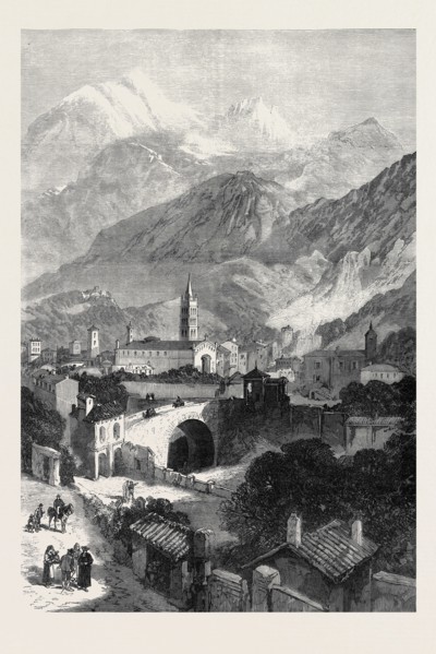 OPENING OF THE MONT CENIS TUNNEL: THE TOWN OF SUSA, 1871