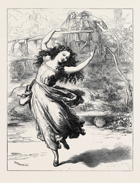 SCENE FROM "FANCHETTE," AT THE LYCEUM THEATRE: THE SHADOW DANCE, 1871