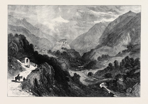THE DORA VALLEY, MONT CENIS RAILWAY, 1871