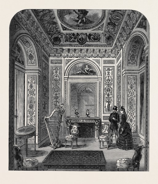 MARIE ANTOINETTE'S BOUDOIR, SOUTH KENSINGTON MUSEUM, LONDON, 1871