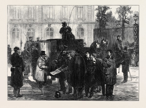 STUDENTS INTERCEDING WITH M. TRIERS FOR THE LIFE OF ROSSEL, 1871