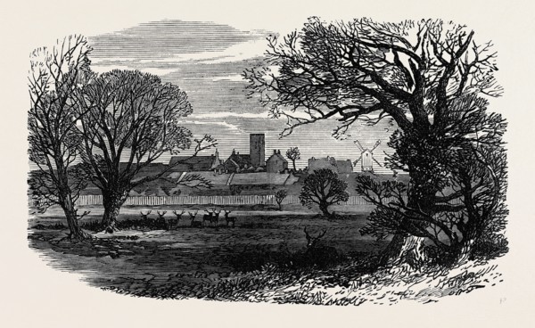 WEST NEWTON, FROM THE DEER PARK, SANDRINGHAM, 1871
