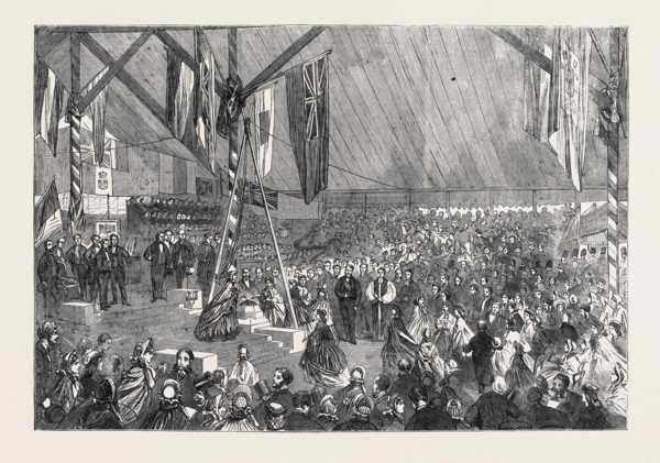 LAYING THE FOUNDATION STONE OF THE MERCHANT SEAMEN'S ORPHAN ASYLUM, BY THE PRINCE CONSORT: LADIES