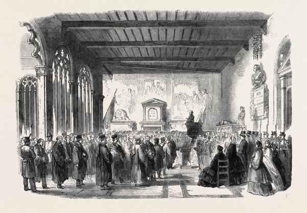INAUGURATION OF CAVOUR'S MONUMENT IN THE CAMPO SANTO AT PISA, JULY 20, 1861