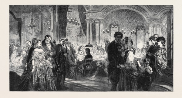 "ROUGE ET NOIR," BY P. LEVIN, FROM THE ROYAL ACADEMY EXHIBITION