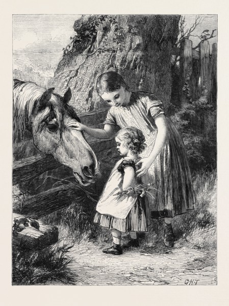 "WANT OF CONFIDENCE," BY G.H. THOMAS, FROM THE EXHIBITION OF THE ROYAL ACADEMY