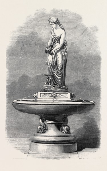 NEW DRINKING FOUNTAIN IN FRONT OF THE ROYAL EXCHANGE