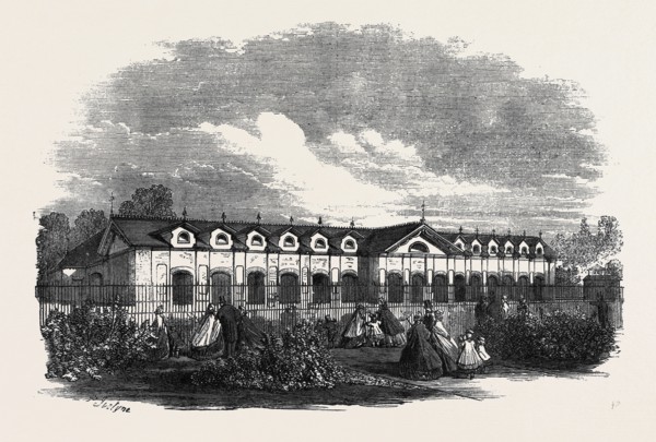 NEW ANTELOPE HOUSE IN THE GARDENS OF THE ZOOLOGICAL SOCIETY, REGENT'S PARK