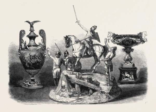 THE GOODWOOD RACES; LEFT: THE STEWARD'S CUP, CENTRE: THE CHESTERFIELD CUP, RIGHT: THE GOODWOOD CUP;