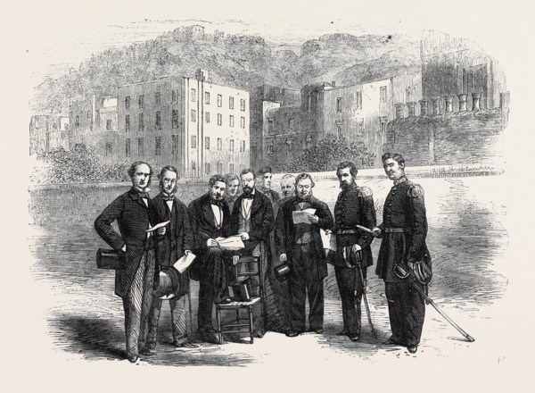 THE COMMISSIONERS OF THE ITALIAN GOVERNMENT MAKING OVER TO MESSRS. W.C. STANFORD AND A. SCOTT,