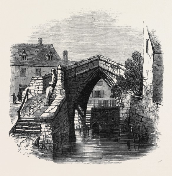 CROWLAND BRIDGE, LINCOLNSHIRE, THE ARCHAEOLOGICAL INSTITUTE OF GREAT BRITAIN AND IRELAND