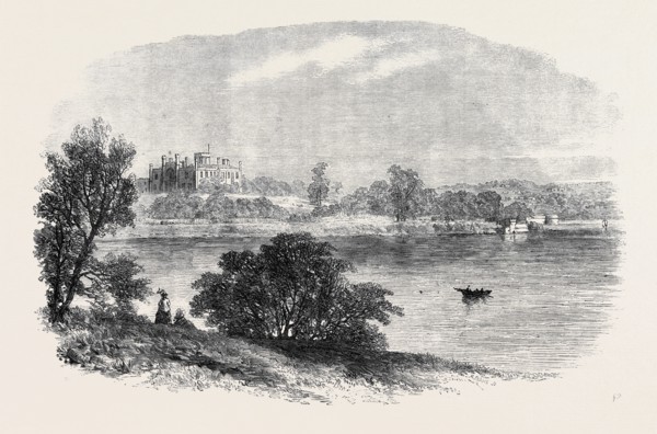 THE GOVERNMENT HOUSE, VIEWED FROM THE EASTERN SIDE OF THE LOWER BOTANIC GARDEN, SKETCHES FROM