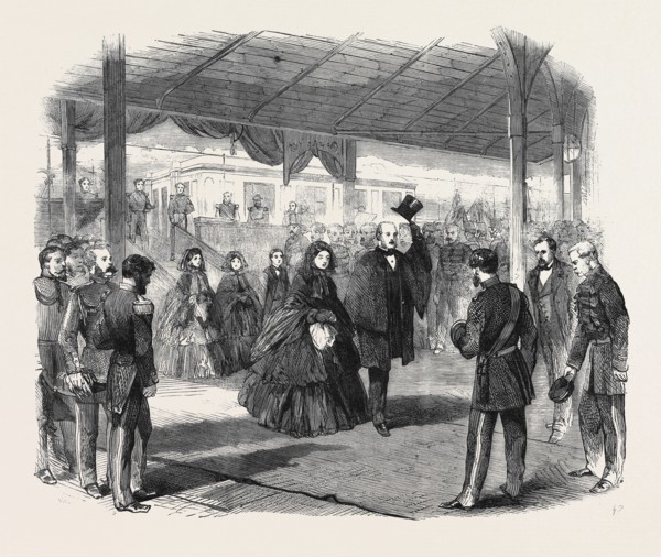 HER MAJESTY LANDING AT KINGSTOWN, THE QUEEN'S VISIT TO IRELAND
