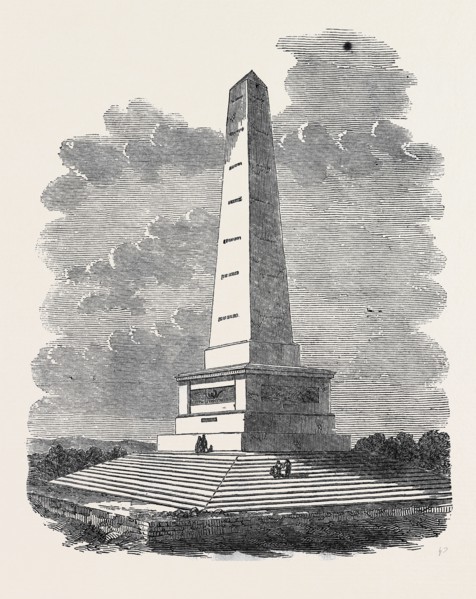 HER MAJESTY'S VISIT TO IRELAND: THE WELLINGTON MONUMENT, PHOENIX PARK, DUBLIN