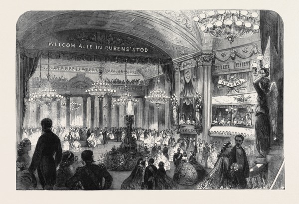 BALL GIVEN IN THE THEATRE AT ANTWERP ON THE OCCASION OF THE ARTISTIC CONGRESS RECENTLY HELD IN THAT