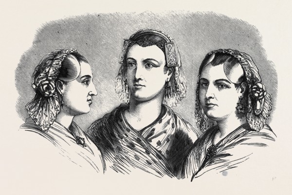 HEAD DRESSES OF FRIESLAND WOMEN