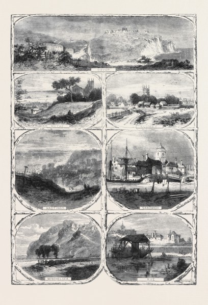 THE CINQUE PORTS, DOVER, HYTHE, ROMNEY, HASTINGS, SANDWICH, WINCHELSEA, RYE