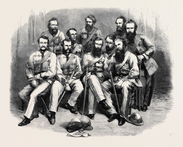 OFFICERS OF THE 1ST PUNJAUB VOLUNTEER RIFLE CORPS