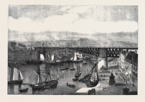 MONSTER SWING BRIDGE AT BREST, FRANCE