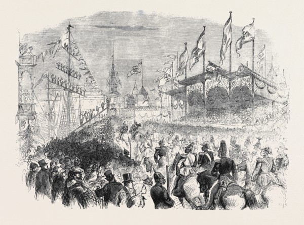 ENTRY OF THE KING OF PRUSSIA INTO KÃñNIGSBERG: THE PROCESSION AT THE GRÃúNE THOR
