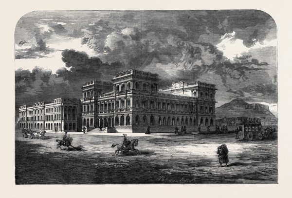 THE NEW GENERAL POST OFFICE, ABOUT TO BE ERECTED AT EDINBURGH