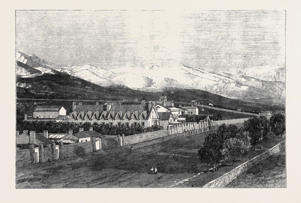 THE RESIDENCE OF BRIGHAM YOUNG AT THE GREAT SALT LAKE CITY, UTAH.