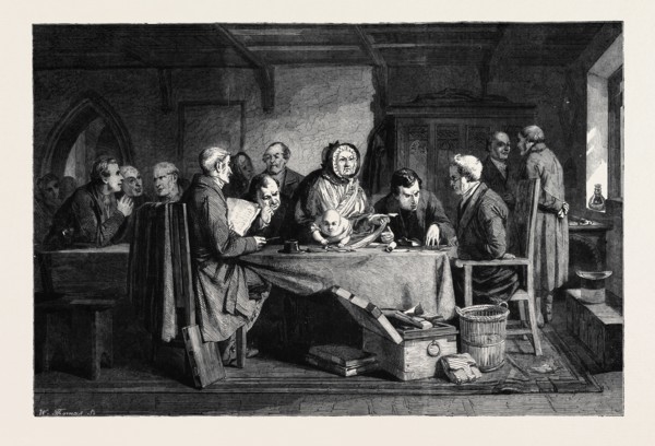 "THE FOUNDLING," BY G.B. O'NEILL IN THE NATIONAL GALLERY, SOUTH KENSINGTON MUSEUM