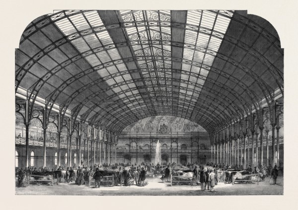 INTERIOR OF THE NEW AGRICULTURAL HALL, ISLINGTON