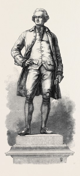 STATUE OF EDMUND BURKE, BY J. FOLEY, R.A., FOR TRINITY COLLEGE, DUBLIN, 1868