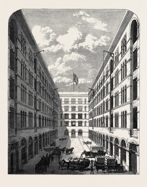 THE INDIAN STORE DEPARTMENT, BELVEDERE ROAD, LAMBETH, 1868