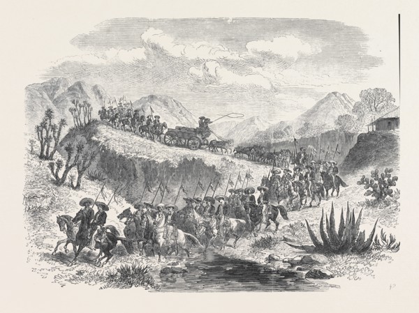 CONVEYING SILVER FROM THE MINES TO MEXICO, 1868