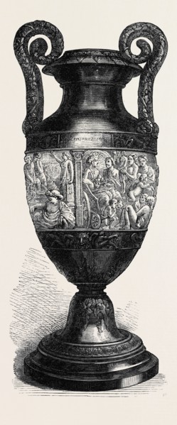 VASE DESIGNED BY BARON TRIQUETI, 1868
