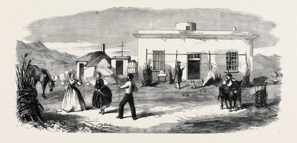 FRONT VIEW OF GARIBALDI'S HOUSE, CAPRERA