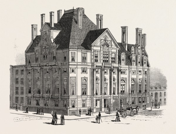 ARCHITECTURAL PROGRESS OF NEW YORK CITY. NEW QUARTERS OF THE UNION LEAGUE CLUB ON FIFTH AVENUE