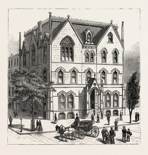 NEW YORK: THE NEW RESIDENCE OF CARDINAL M'CLOSKEY
