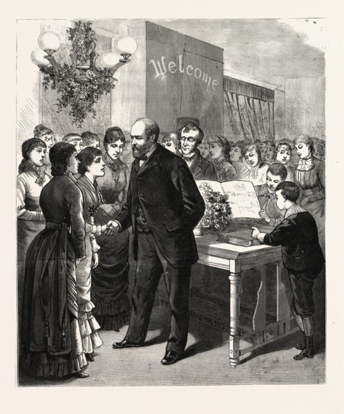 OHIO: BIRTHDAY RECEPTION, BY THE STUDENTS OF THE LAKE ERIE SEMINARY AT PAINESVILLE, TO