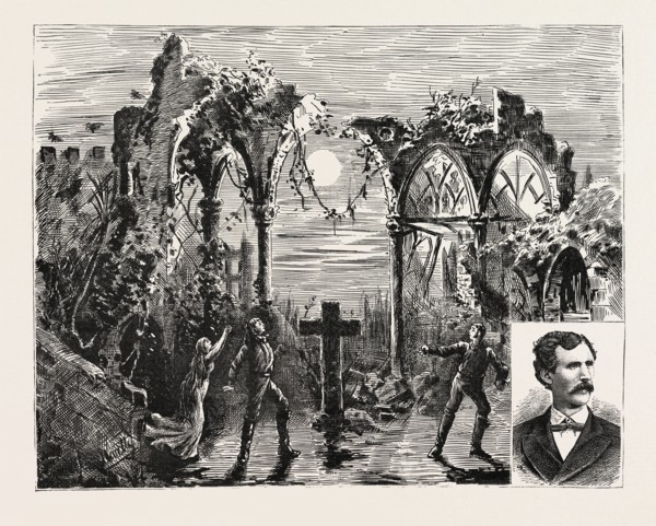 NEW YORK: ABBEY SCENE FROM BARTLEY CAMPBELL'S NEW PLAY, MY GERALDINE
