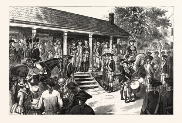 NEW YORK: CENTENNIAL OF THE CAPTURE OF MAJOR ANDRÃâ, AT TARRYTOWN, SEPT. 23RD, THE LAST PHASE OF