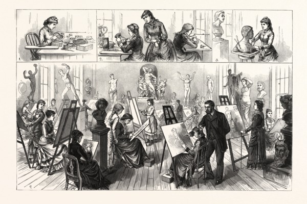 PENNSYLVANIA, THE PHILADELPHIA SCHOOL OF DESIGN FOR WOMEN, IN THE OLD EDWIN FORREST MANSION: 1.