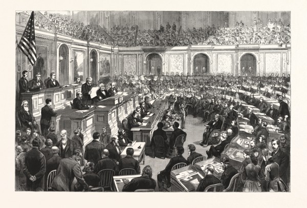 WASHINGTON D.C.: THE OFFICIAL COUNT OF THE ELECTORAL VOTES FOR PRESIDENT AND VICE-PRESIDENT, IN THE