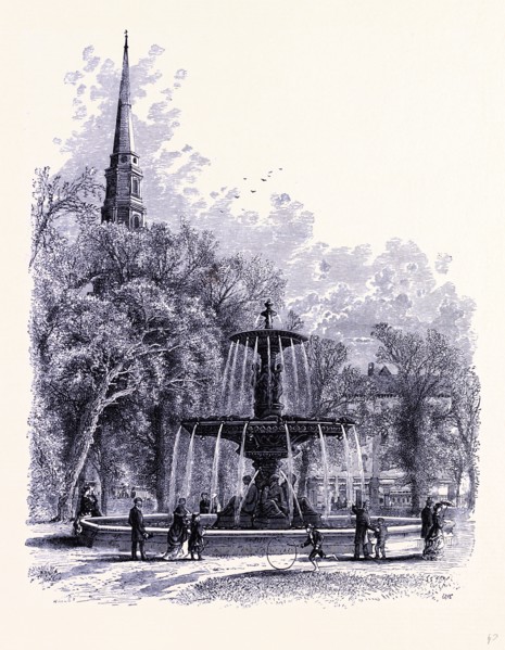 The Brewer Fountain in Boston, United States of America